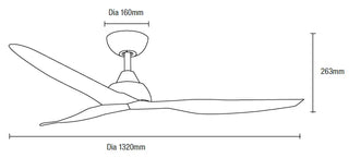 Martec Avoca DC 48″ & 52″ Smart Ceiling Fan With WIFI Remote Control