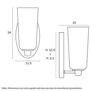 Telbix Brevan 1 Light Wall Bracket