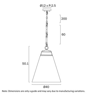 Telbix Brine 40 Pendant Light
