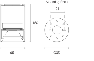 Trend Candela CAN12 12W Surface Mounted Tri-colour Downlight