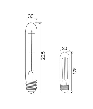 CLA T30 LED Filament Dimmable Globes