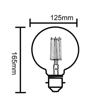CLA G125 Carbon Filament Globes