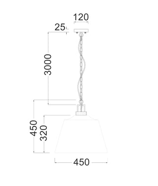 CLA Cloche Interior Metal Shade with Travertine Highlight Bell Shape Pendant Lights