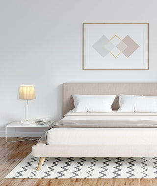 CLA Crecer Interior Slanted Pleated Shade Height Adjustable Table Lamps