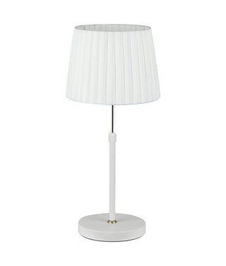 CLA Crecer Interior Slanted Pleated Shade Height Adjustable Table Lamps
