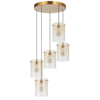 Telbix Crevil 5 Light Pendant