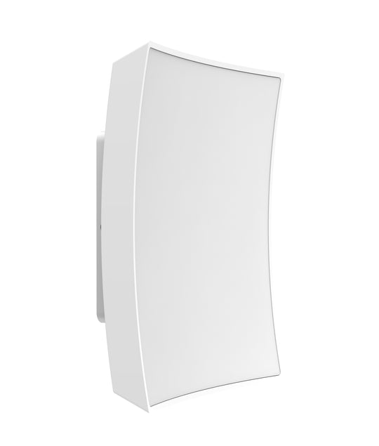 CLA CRISTAL LED Tri-CCT Exterior Curved Square Wall Lights IP65