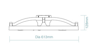 Martec Catalina DC 21″ Smart Ceiling Fan With Remote Control + LED Light