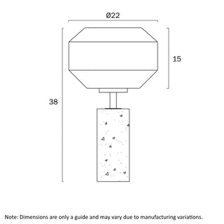 Telbix Dena Table Lamp The Deana table lamp