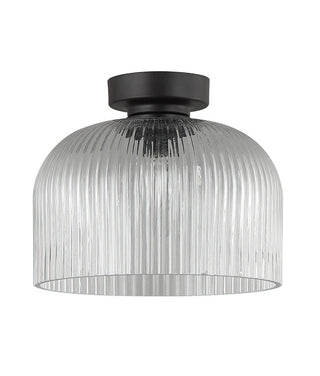 CLA Diyvintaj D.I.Y. Dome Ribbed Glass Batten Fix Ceiling Lights
