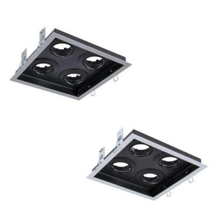 Clearance - Domus DSL-101/4SQ 4 Light Square Slotter Downlight Frame