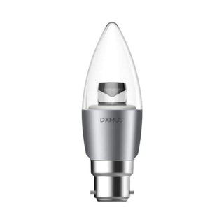 Clearance - Domus KEY-CANDLE - 6W Clear Dimmable LED Globe B22