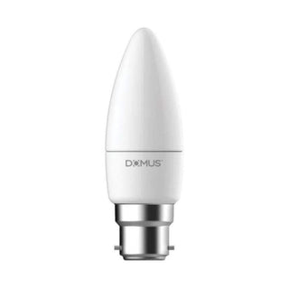 Clearance - Domus KEY-CANDLE - 6W Frosted Dimmable LED Globe B22 6500K