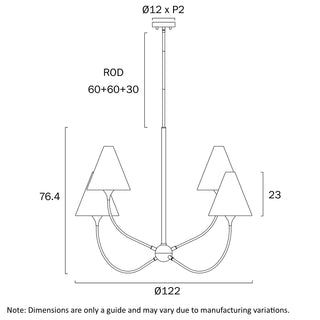 Telbix Farnix 4 Light Pendant