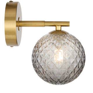 Telbix Felton 1 Light Wall Light Antique Gold