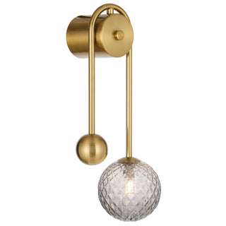 Telbix Felton Arm Wall Light Antique Gold