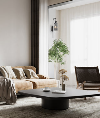 CLA Flauta Interior Round Top Cylinder Ribbed Wall Lights