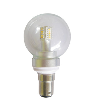 CLA Fancy Round LED Globes Clear / Frosted Diffuser 4W