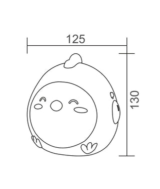 CLA Frango LED Tri-CCT Chicken Nightlight Dimmable USB DC 5V Rechargeable