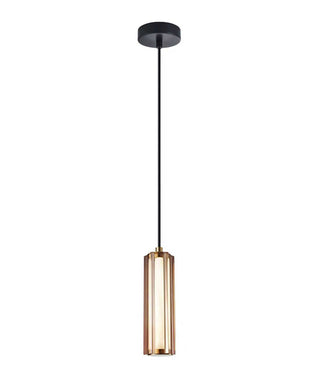CLA Freccia Interior LED Tri-CCT Glass with Curve Cylinder Pendant Lights