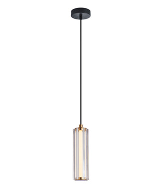 CLA Freccia Interior LED Tri-CCT Glass with Curve Cylinder Pendant Lights