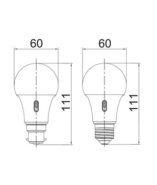 CLA GLSTRI Dimmable LED GLS Tri-CCT Dimmable Globes Frosted Diffuser 10W