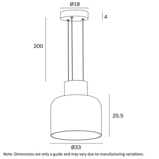 Telbix Skapa Pendant C