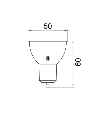 CLA LED GU10 Tri-CCT Globe 6W