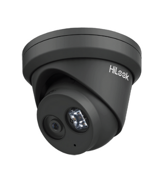 PSA HiLook by Hikvision 8MP IR Fixed Network Turret Camera Black