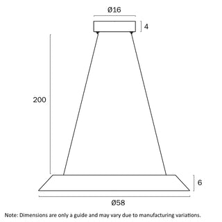 Telbix Hovin 58 Pendant