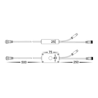 Havit HV1428RGBCW-KIT Spitze Black 5x 3w WIFI RGBCW LED Garden Spike Light Kit