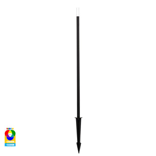 Havit HV1514RGBCW-BLK-24V Drique Aluminium Black RGBCW LED Bollard Spike Light
