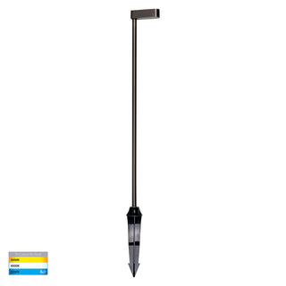 Havit HV1516T-AB-24V Lindri Antique Brass LED Bollard Spike Light