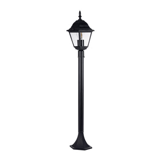 Havit Newark Aluminium Black 4 Panel Post Light HV1651W-P-BLK