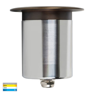 Havit HV19022T-AB Ollo Antique Brass TRI Colour LED Wall or Inground Light