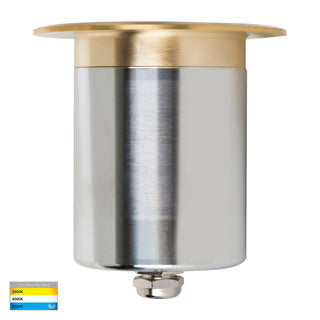 Havit HV19022T-BR Ollo Brass TRI Colour LED Wall or Inground Light