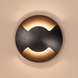 Havit HV19072T-GPH Viale Graphite Coloured Brass TRI Colour LED Double Driveway Light