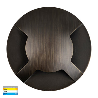 Havit HV19082T-AB Viale Antique Brass TRI Colour LED Triple Driveway Light