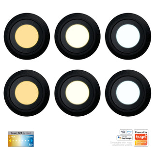 Havit HV2826CCT-BLK | HV28261CCT-BLK Flame 316 Stainless Steel Black CCT Deck Lights