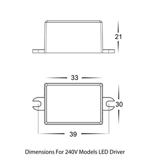 Havit HV3106T-BLK Paso Black Recessed LED Step Light