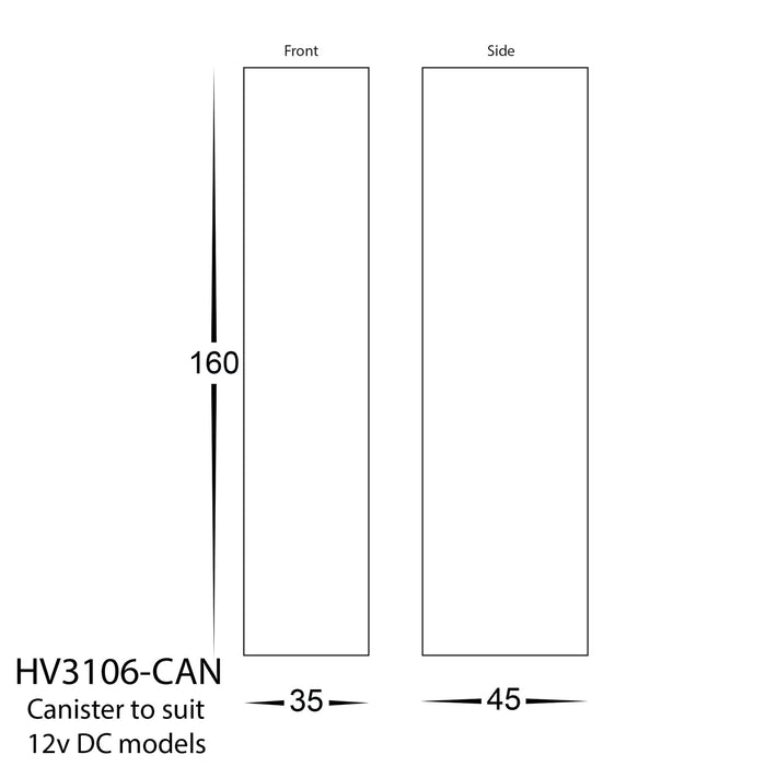 Havit HV3106T-BLK Paso Black Recessed LED Step Light