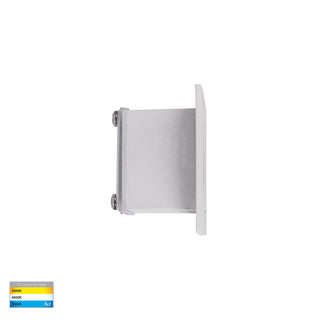 Havit Trin White Small Square Recessed LED Step Light HV3111T-WHT-12V