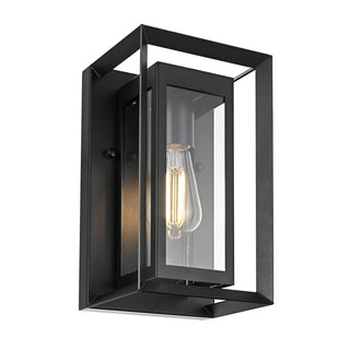 Havit HV3531W-S-BLK Felix Galvanised Iron Black Wall Light