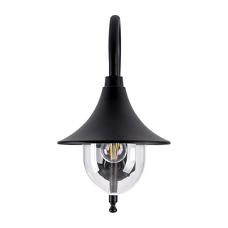 Havit Hove Aluminium Black Coach Wall Light HV3554W-BLK