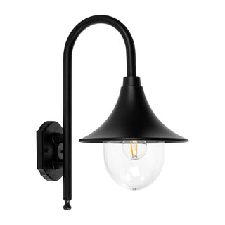 Havit Hove Aluminium Black Coach Wall Light HV3554W-BLK