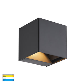 Havit HV3611T-BLK Celes Polycarbonate Black Square Up & Down Wall Light