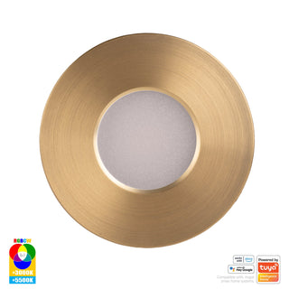Havit HV5511RGBCW-BR Prime Brass Coloured Fixed RGBCW WIFI LED Downlight