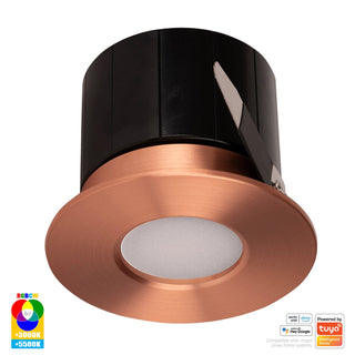 Havit HV5511RGBCW-CP Prime Copper Coloured Fixed RGBCW WIFI LED Downlight