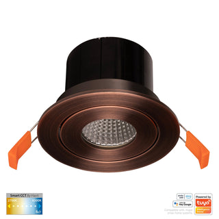 Havit HV5512CCT-AB Prime Antique Brass Tilt CCT WIFI LED Downlight