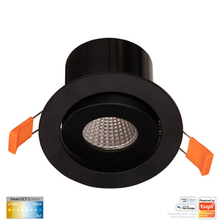 Havit HV5512CCT-BLK Prime Black Tilt CCT WIFI LED Downlight